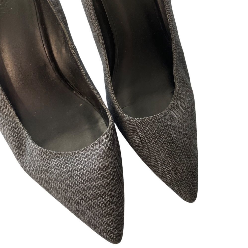 NINE WEST Margot Heels 9.5 Herringbone Textile Upper